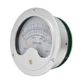 thumbnail image 3 of VU Meter, 12V VU Meter Matte Texture Aluminum Alloy Material 60mA Current Sensitive Pointer  For Mixing Station For Recording Studio Silver, 3 of 8