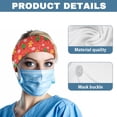 thumbnail image 5 of Jiueut Tree Christmas Nurse Button Headband Nurse Headbands for Women with Buttons Headbands for Nurses with Buttons for Mask 2 Piece Wide Headbands for Girls Non Slip, 5 of 7