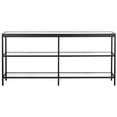 thumbnail image 6 of Evelyn&Zoe Alexis 64" Wide Rectangular Console Table, Blackened Bronze, 6 of 7