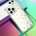 thumbnail image 5 of AMZER Crusta Hybrid Full Body Case for iPhone 13 Pro with Built-in Screen Protector - Glitter Love Heart, 5 of 9