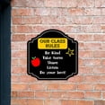 thumbnail image 5 of Heritage Plus Our Class Rules Be Kind Take Turns Share Listen Do Your Best! Wall or Door Sign | School Signage - Small, 5 of 9
