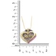 thumbnail image 3 of cocojewelry Mother's Day MOM Word Engraved Heart Love Pendant Necklace Gift For Mom, 3 of 3