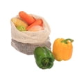 thumbnail image 3 of Topumt Reusable Produce Bag Organic Natural Cotton Mesh Vegetable Fruit Storage Pouch, 3 of 7
