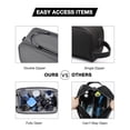 thumbnail image 4 of Neceser de viaje grande BAGSMART para hombre, gris, 4 of 6