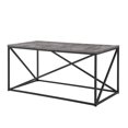 thumbnail image 3 of 40" Modern Geometric Coffee Table - Dark Concrete, 3 of 5