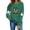 Army Green—Women's Halloween Costume, variant on Halloween Sweatshirts Women Cute Ghost Print Pullovers Stretch Work Round Neck Long Sleeve Sweater Tops Halloween Costumes Pink XXL