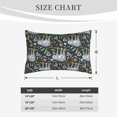 thumbnail image 4 of Picia Cute Sloth Pattern Plush Pillow Case – Soft and Cozy Cushion Cover, Hypoallergenic Throw Pillow Case for Home Decor-20"x30", 4 of 6