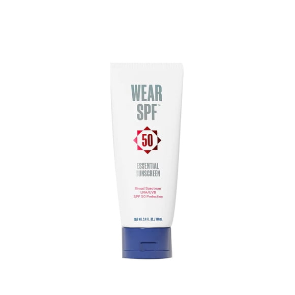 Use loción híbrida de protección solar SPF Essential - SPF 50
