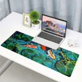 thumbnail image 3 of Cute Koi Lotus Leaf Painting Desk Mat Desk Pad Large Gaming Mouse Pad E-Sports Office Keyboard Pad Computer Mouse Non-Slip Computer Mat Gift For Teen/Boyfriend/Girlfriend, 3 of 8