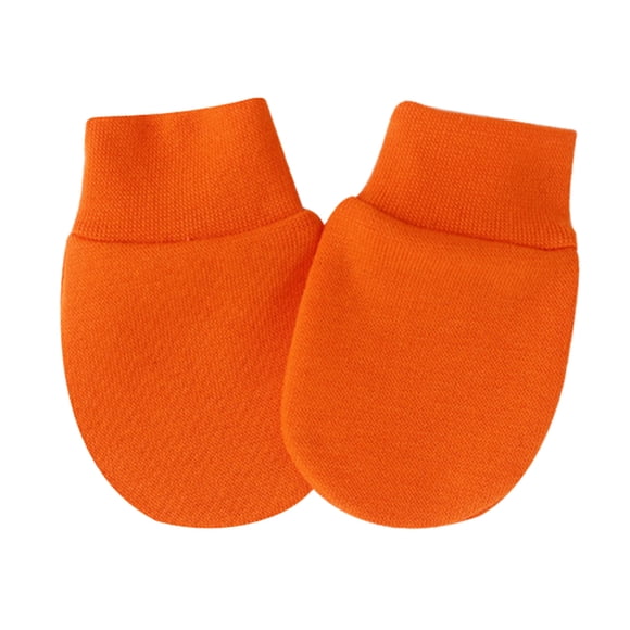 Guantes para bebés Qarigey naranja2