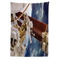 thumbnail image 3 of Ambesonne Nebula Tablecloth Rectangular Table Cover, Space Station Planet, 60"x90", Multicolor, 3 of 4
