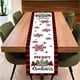 thumbnail image 3 of Camino de mesa navideño con cuadros rojos y negros de búfalo, camino de mesa con árbol de Navidad, Papá Noel, alce, mantel para mesa de comedor para decoración del hogar, a_hf, B 180 cm, 3 of 5