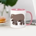 thumbnail image 4 of CafePress - Tapir Family A Mug - 11 oz Ceramic Mug - Novelty Coffee Tea Cup, 4 of 6