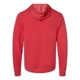 thumbnail image 2 of Bella Canvas 3719 Unisex Poly-Cotton Fleece Pullover Hoodie, M, Heather Red, 2 of 2