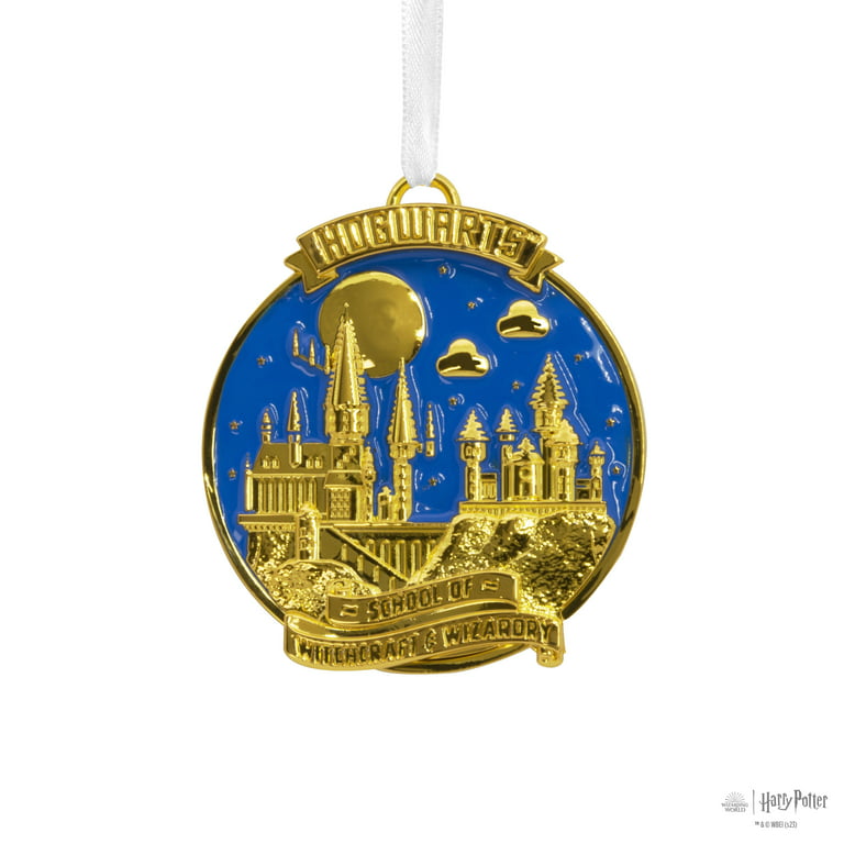 Hallmark Harry Potter Hogwarts Premium Metal Ornament, 0.15lbs