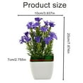 thumbnail image 4 of Artificial in Pot Plants Bonsai Fake Tree Pot Fake Plant Potted Flower Home Room Table Decoration Garden Arrangement Ornaments Purple, 4 of 8