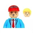 thumbnail image 3 of Figuras de acción en miniatura de Abraham Lincoln, bloques de construcción del presidente Donald Trump, estrella de EE. UU., 3 of 5