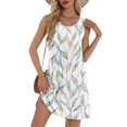 thumbnail image 1 of Vestido de verano BKRIVE 2025 para mujer, holgado, casual, con bolsillos, 1 of 5