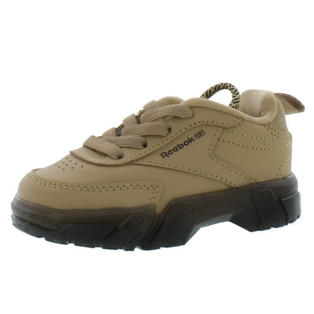 Reebok Club Cardi Baby Boys Shoes Size 4, Color: Beige/Black