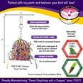 thumbnail image 3 of Super Bird Creations SB476 Mini Stainless Steel Treat Cage Bird Toy, Small, 6-1/2 by 3-Inch, 3 of 9