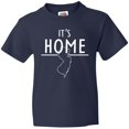thumbnail image 3 of Inktastic It's Home- State of New Jersey Outline Youth T-Shirt, 3 of 5