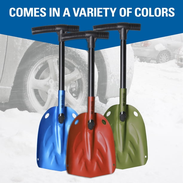 Free Shipping! SubZero Heavy-Duty Aluminum Emergency Snow Shovel