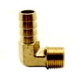 thumbnail image 4 of Thrifco 4402750 1/4" Hose Barb x 1/4" MIP Brass Elbow, 4 of 4