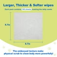 thumbnail image 3 of DR.EASY Super Caring Pet Wipes 100ct for Dogs and Cats Cleansing & Deodorizing, Ideal for Home or Travel, 3 of 7