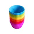 thumbnail image 1 of Tazas De Silicona Para Muffins, Taza Redonda Para Pastel, Juego De Moldes Para Hornear De Silicona, Molde Para Tarta De Huevo 24 Uds. Kearding HA020278-00, 1 of 6