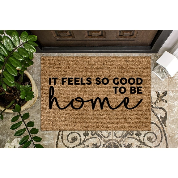It Feels So Good to be Home | Front Door Mat | Welcome Mat | Doormat | New Home | Home Doormat | House Warming Gift | Closing Gift | Door