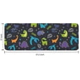 thumbnail image 7 of DarkBlue Dinosaurs Words Pattern Kitchen Rug Mat,Kitchen Runner Rugs Non Skid Washable,Decorative Kitchen Floor Mats for Kitchen,Sink,Laundry,17"x47.2", 7 of 7