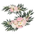 thumbnail image 4 of Hemoton 2pcs Wedding Arch Artificial Flowers Swag Wedding Ceremony Fake Flower Welcome Sign Flower Decor, 4 of 6