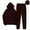 Brown, variant on Abomasnow Track Suits for Women Set 2 Piece Outfits Sweatsuit Pocket Hoodies with Pants Spring Jogging Workout Sets for Women