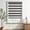 Grey, variant on AOSKY Cordless Zebra Blinds for Windows, Day and Night Pull Down Roller Shades, Easy Install Dual Layer Light Filtering, 61"W x 72"H, White