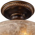 thumbnail image 3 of Restauration 3-Light Semi Flush en Bronze Doré, 3 of 3