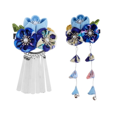 

NUOLUX 2pcs Retro Cloth Headwear Flower Shape Hair Accessories Chic Hair Ornaments