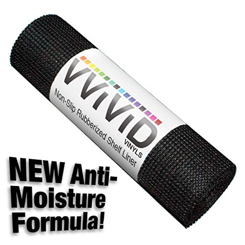 Black Rubberized NonSlip Drawer and Shelf Liner Sheets Choose Your