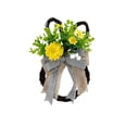 thumbnail image 1 of Mlkoz Easter Decor, Easter Bunny Shaped Wreath Suitable For Front Door Hanging Window Display Or General Easter/spring Decoration Features String Egg Bow And Bunny Ear, Easter Decor, 1 of 6