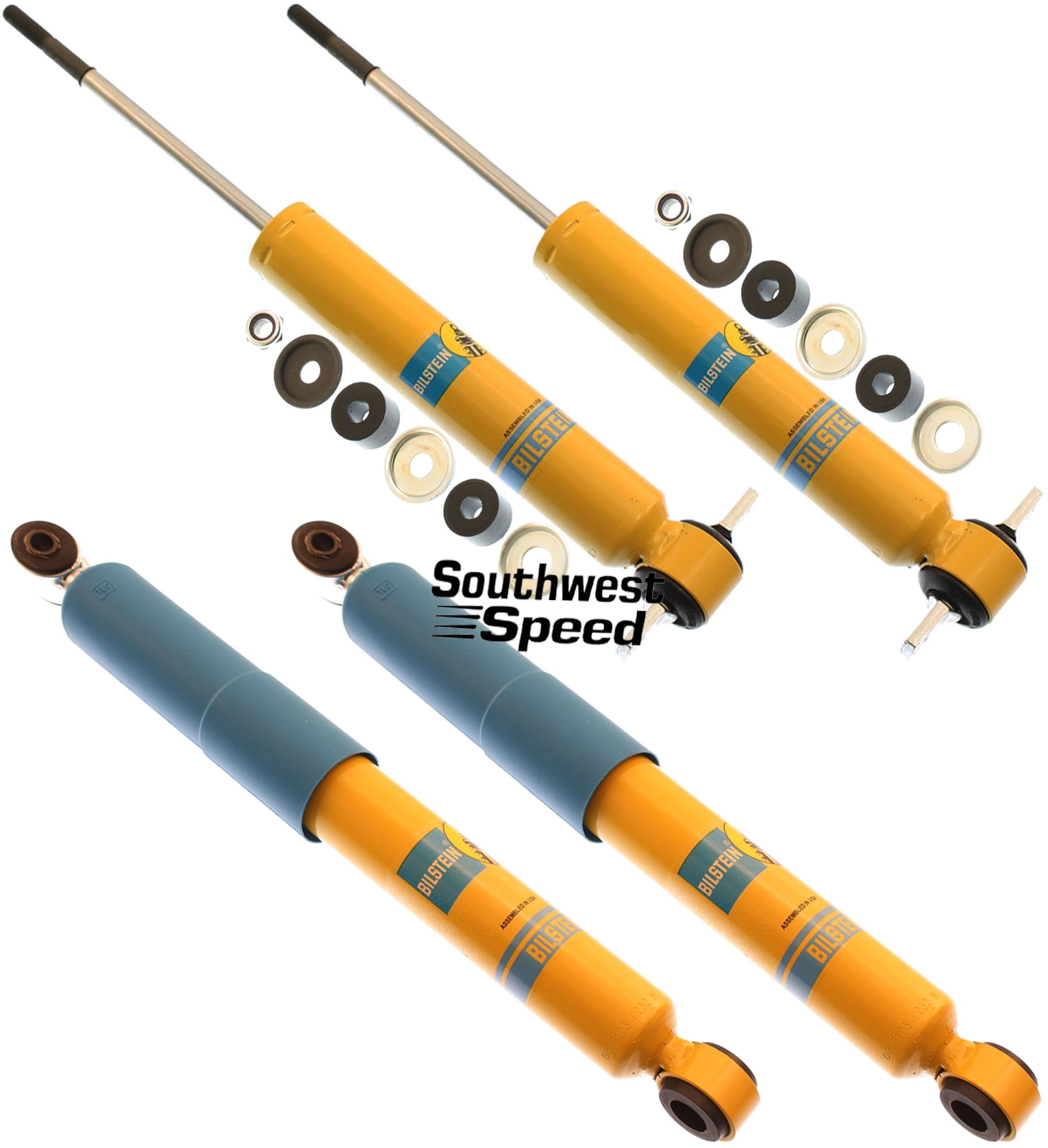 NEW BILSTEIN FRONT & REAR B8 PERFORMANCE SHOCKS FOR 6382 CHEVY CORVETTE C2 C3 SHOCK ABSORBERS