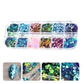thumbnail image 2 of Shisuyan Reflective Glitter For Craft Plastic 1 Box 4.91X1.97X0.39in, 2 of 8