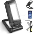 thumbnail image 1 of Powerful Rechargeable Work Light, LED Work Light with Magnetic Base, IPX6 Waterproof Flashlight, 7 Modes Mechanic Light Grey, 1 of 5