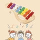 thumbnail image 1 of Xilófono de para , juguete de 8 tonos, aprendizaje de la cognición de la música, con palillo de golpecitos, regalos de , instrumentos Hugo Xilófono para niños, 1 of 9