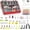 143pcs Freshwater Lure Kit, variant on MadBite by KastKing 182pcs Compact Fishing Tackle Kit - Freshwater Hooks, Weights, Bobbers in Tackle Box, Fishing Gear Set