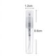 thumbnail image 2 of Atomizador de Perfume Desechable de 150 Piezas, Botella de Spray de Plástico Transparente Botella de Spray de Fragancia Portátil - 3 Ml, 2 of 5