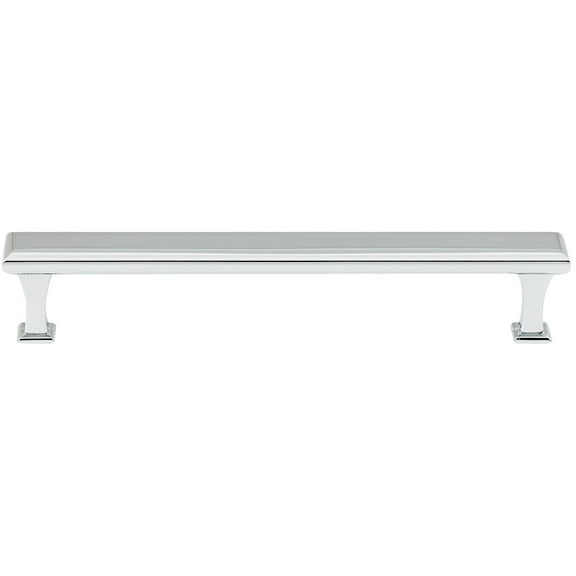 alno a310-6-pc manhattan modern pulls, polished chrome