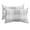 Gray, White, variant on Blue Checkered Outdoor Pillows for Chaise Lounge Chair Waterproof Lumbar Pillows with Insert&Adjustable Elastic Strap Beach Headrest Pillow Farmhouse Modern Buffalo Plaid Pillow for Pool 11"x16"