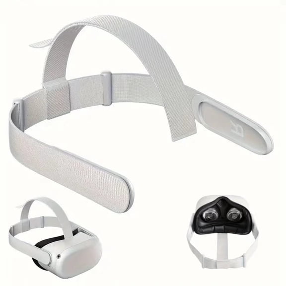 Vruelia Applicable Meta Quest2 Headwear Strap Oculus 2 Adjustable Headwear Quest2 Replacement Headwear Original