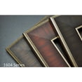 thumbnail image 4 of 3-1/8" Polystyrene Contemporary Modern Picture Frame by WholesaleArtsFrames-com 13x13, 1604 Series Mahogany & Gold - Made in USA, 4 of 5