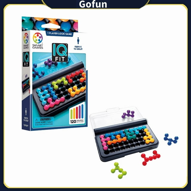Juego de viaje IQ Puzzler Pro 120 Challenges para niños y adultos
