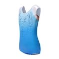 thumbnail image 2 of Sleeveless diamond Bright pattern Body suit ballet Gymnastics gradient color practice Dance Practice Clothes European American, 2 of 3
